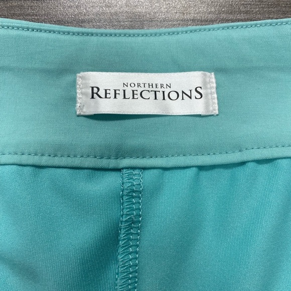 4 for $25 💜Northern Reflections Teal Mini Skirt Casual Resort Wear Size XL - Picture 4 of 6